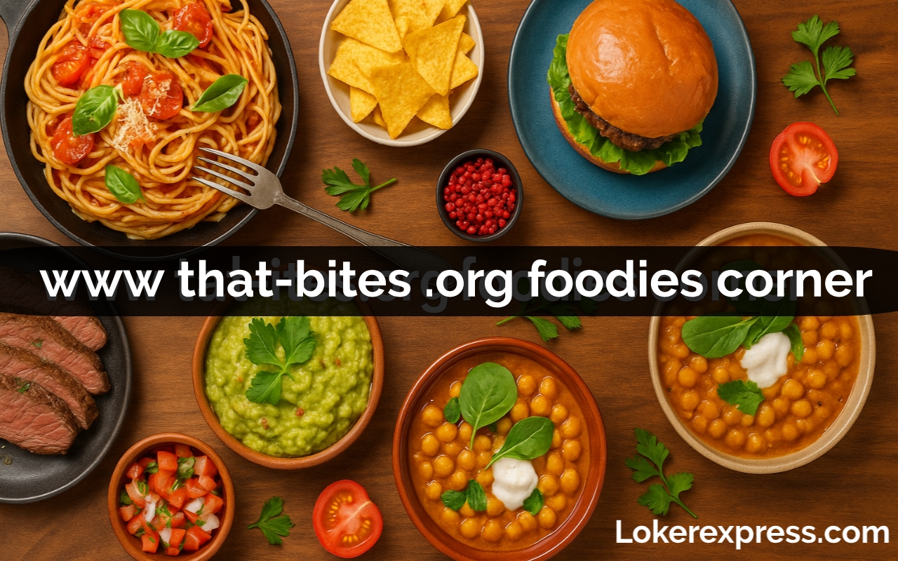 Exploring That-Bites.org: The Ultimate Hub for Foodies