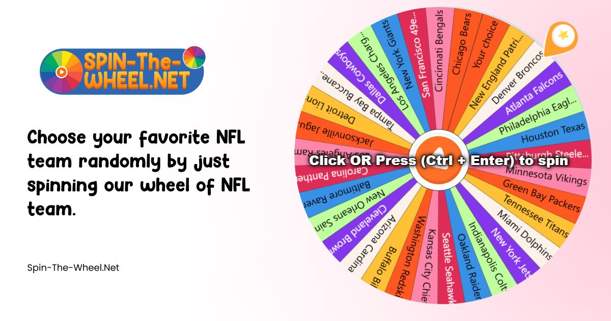 NFL Team Wheel Guide