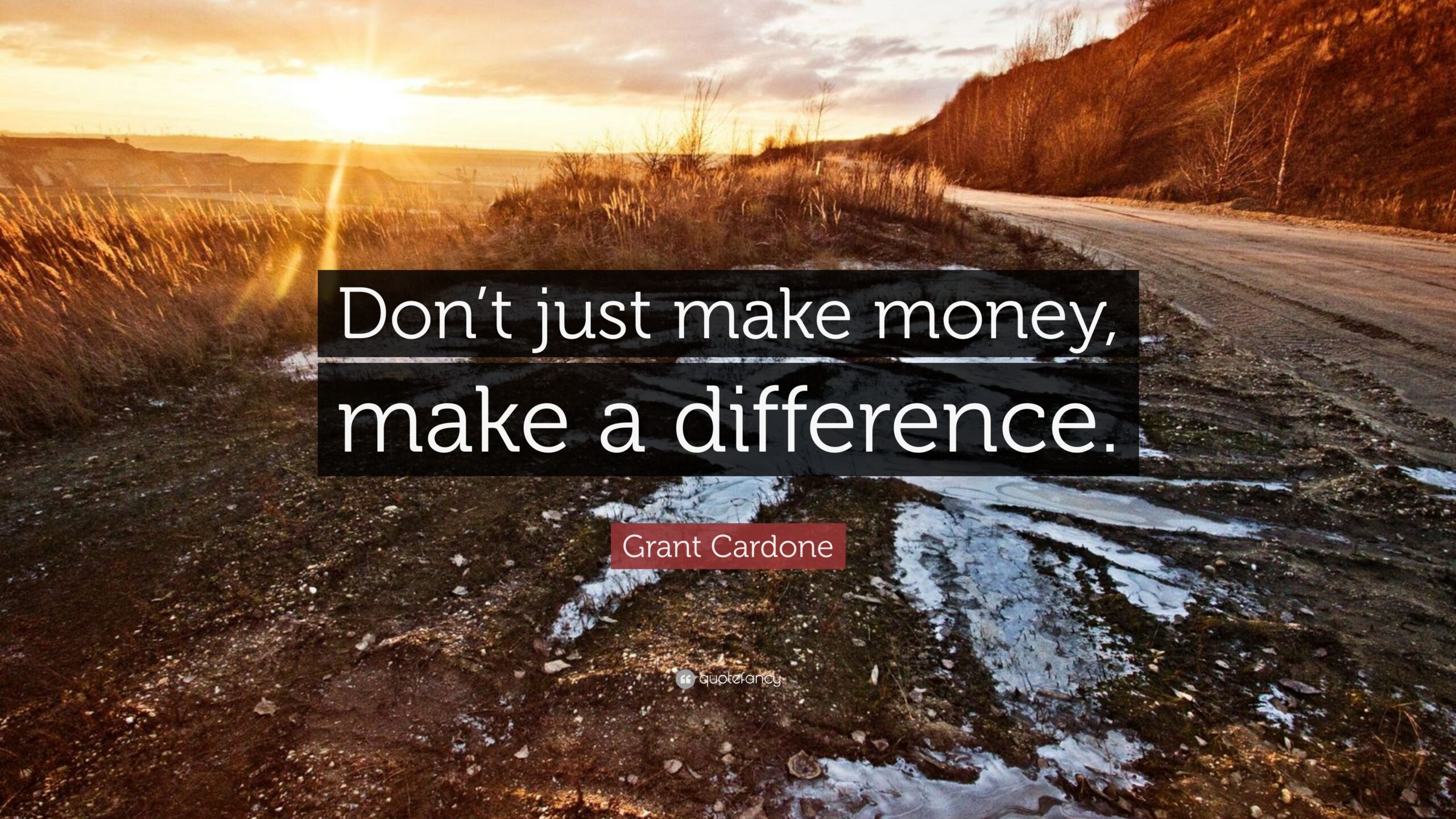 Making Money That Makes a Difference