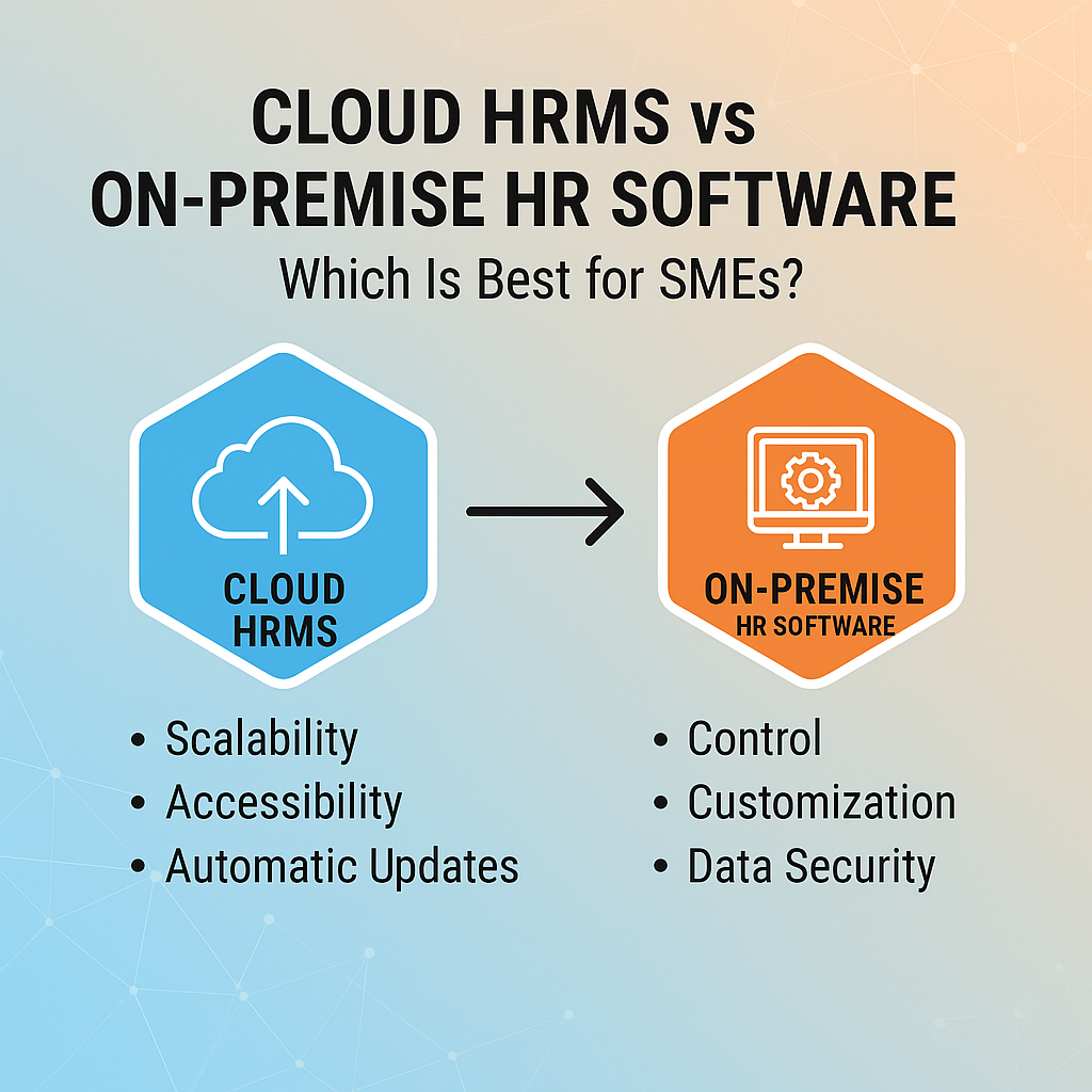 Cloud HRMS vs On-Premise HR Software: Which Is Best for SMEs?