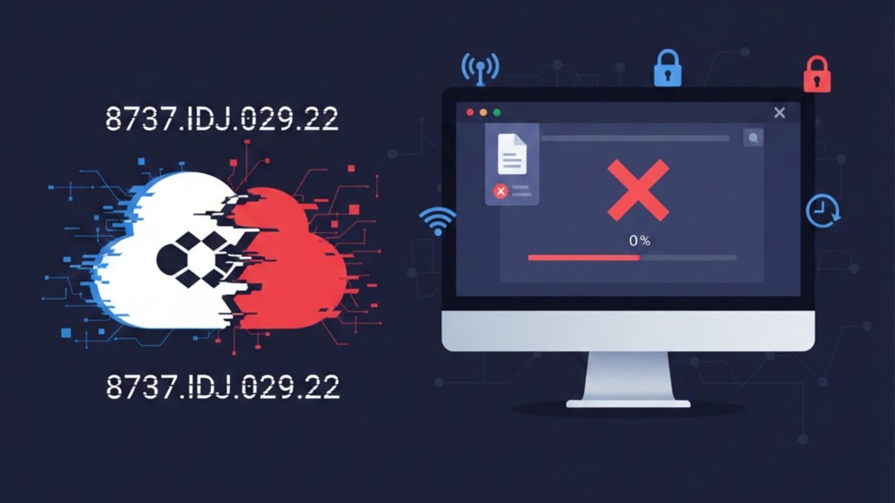 How to Fix Dropbox Error 8737.idj.029.22: Causes, Solutions