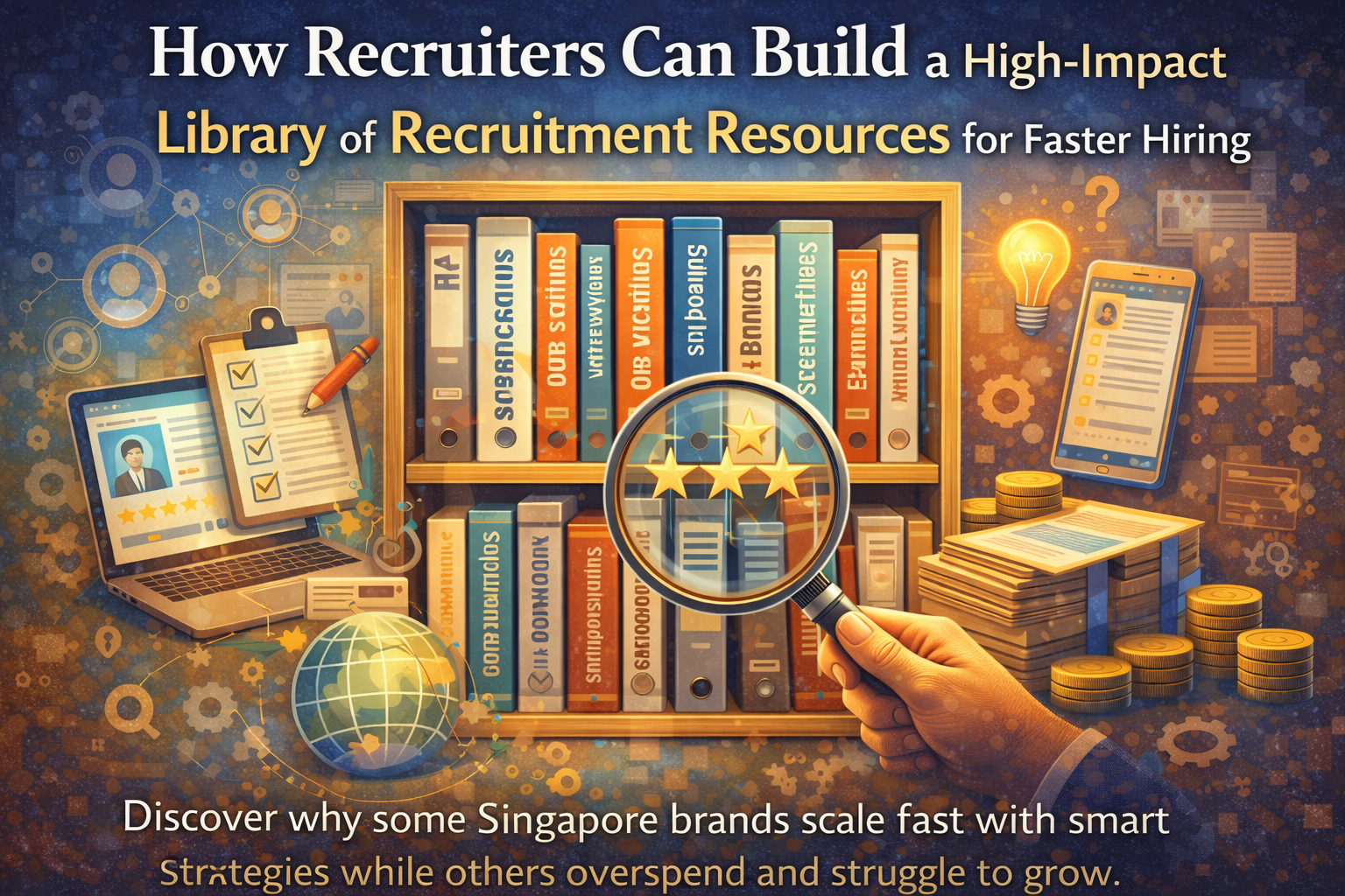 How recruiters can build a high-impact library of recruitment resources for faster hiring