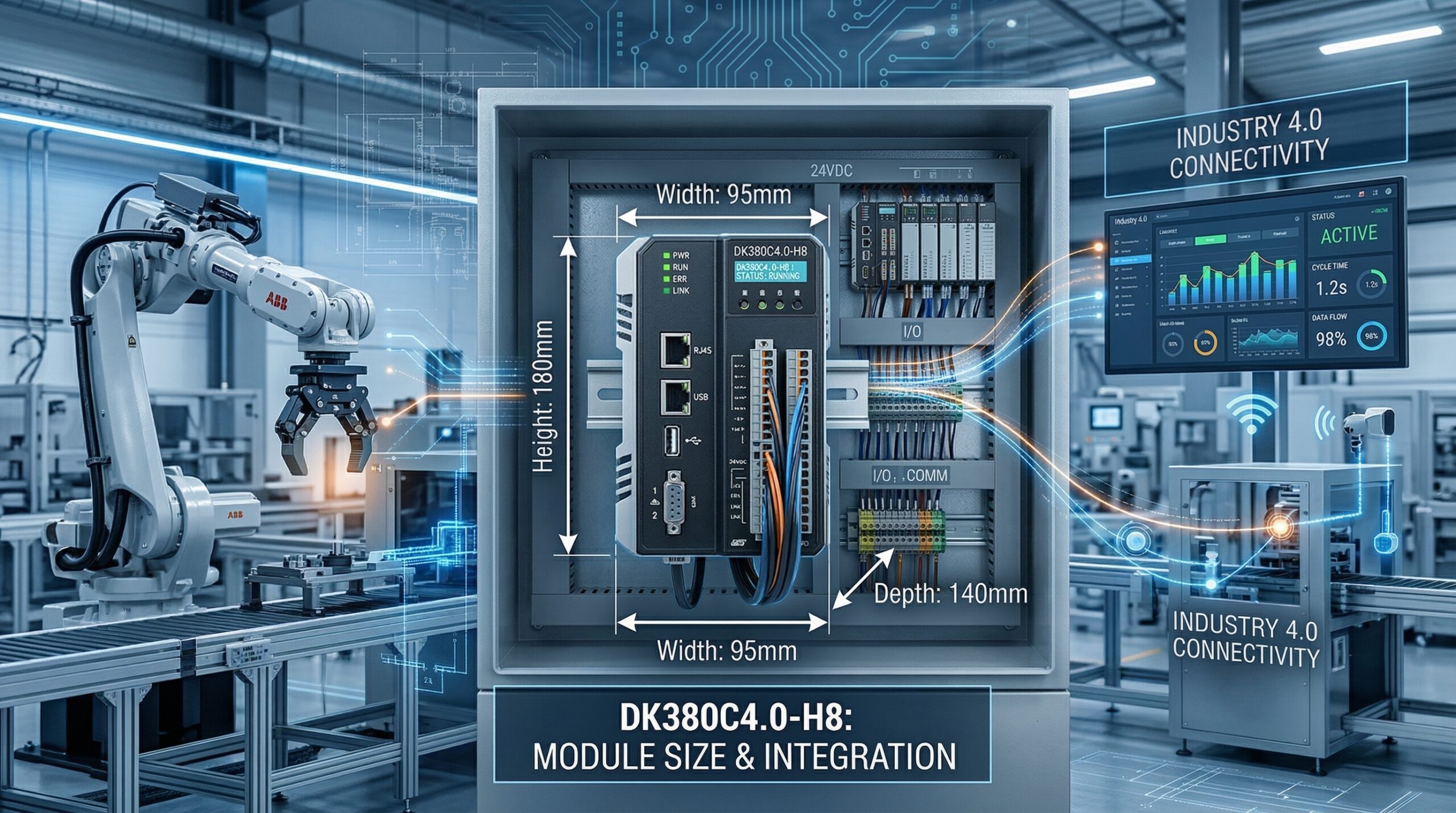 DK380C4.0-H8 Model Size Guide & Full Dimensions