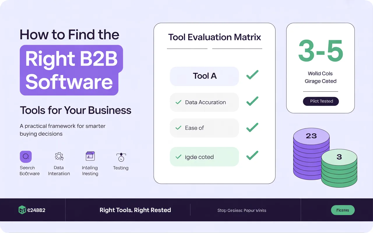 How to Find the Right B2B Software Tools for Your Business