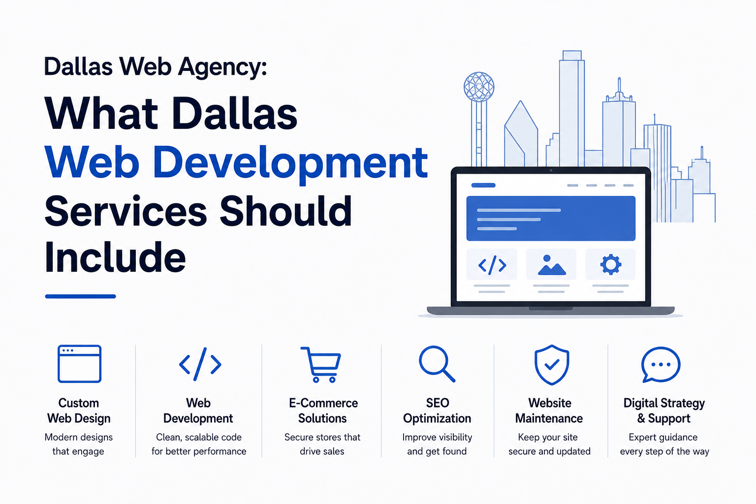 Dallas Web Agency: What Dallas Web Development Services Should Include