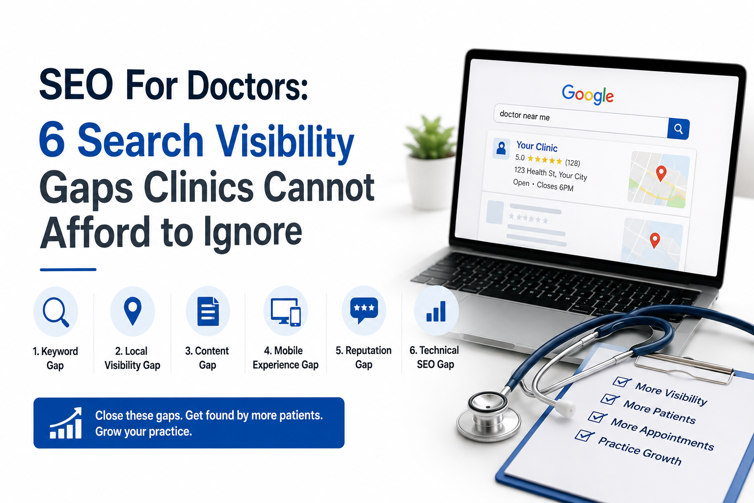 Seo For Doctors: 6 Search Visibility Gaps Clinics Cannot Afford to Ignore